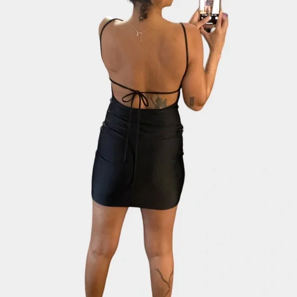 URBAN OUTFITTERS cowl neck mini dress - Picture 2 of 5